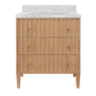 Olivia Cerused Oak Bath Vanity in Cerused Oak - view 1