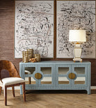 Rafferty Dark Burl Wood Dining Chair