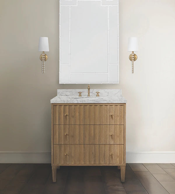 Olivia Cerused Oak Bath Vanity in Cerused Oak - view 5