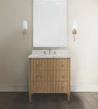 Olivia Cerused Oak Bath Vanity in Cerused Oak - view 5