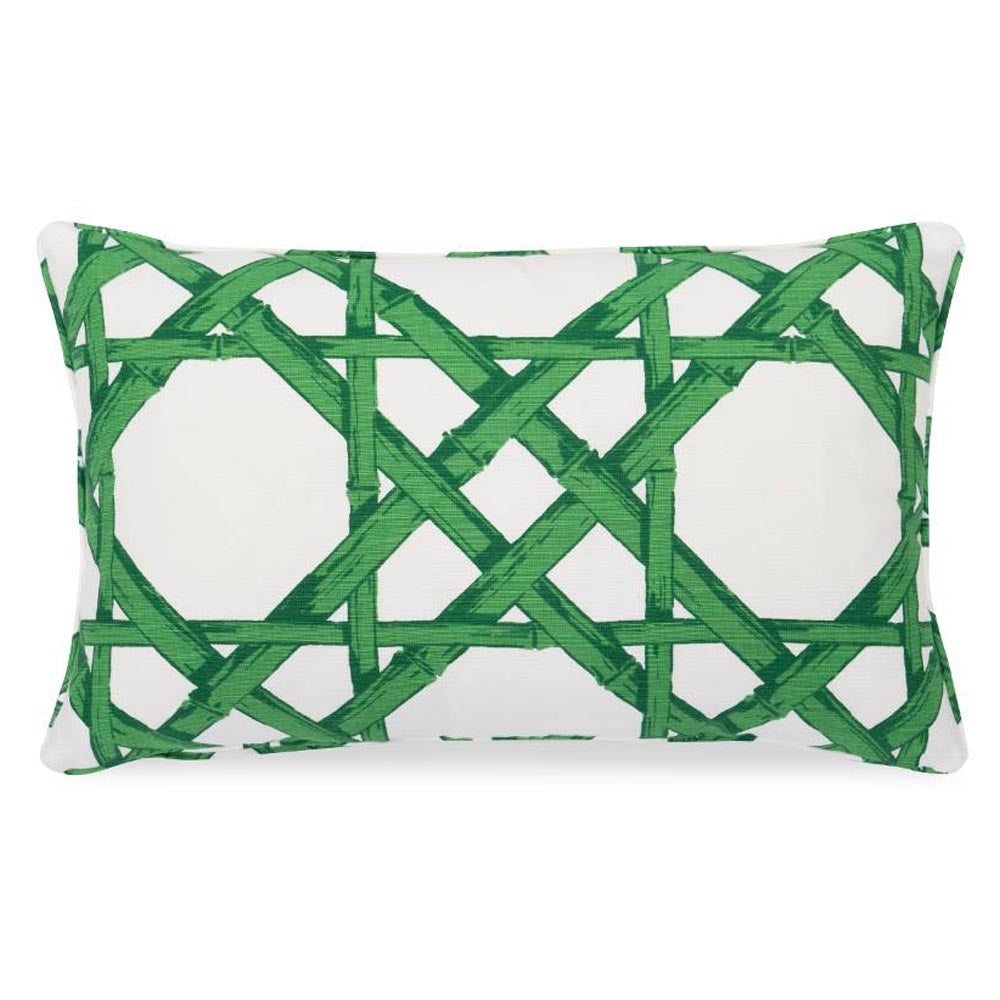Cyrus Cane Emerald Flat Sewn Pillow - Noble Designs