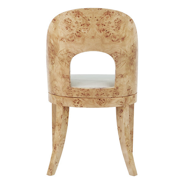 Rafferty Burl Wood Dining Chair