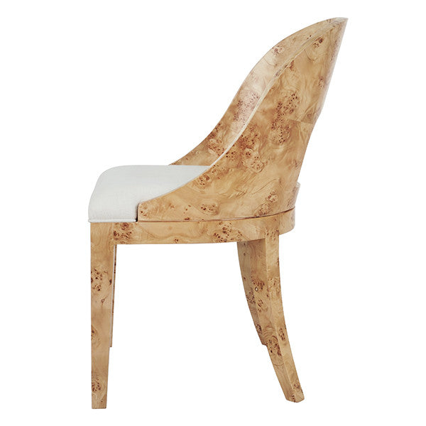 Rafferty Burl Wood Dining Chair