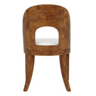 Rafferty Dark Burl Wood Dining Chair