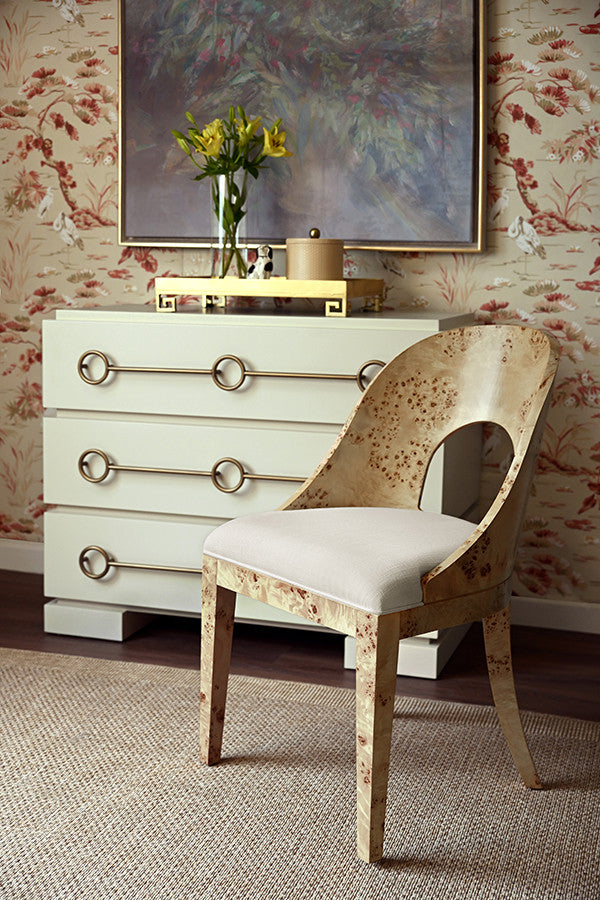 Rafferty Burl Wood Dining Chair