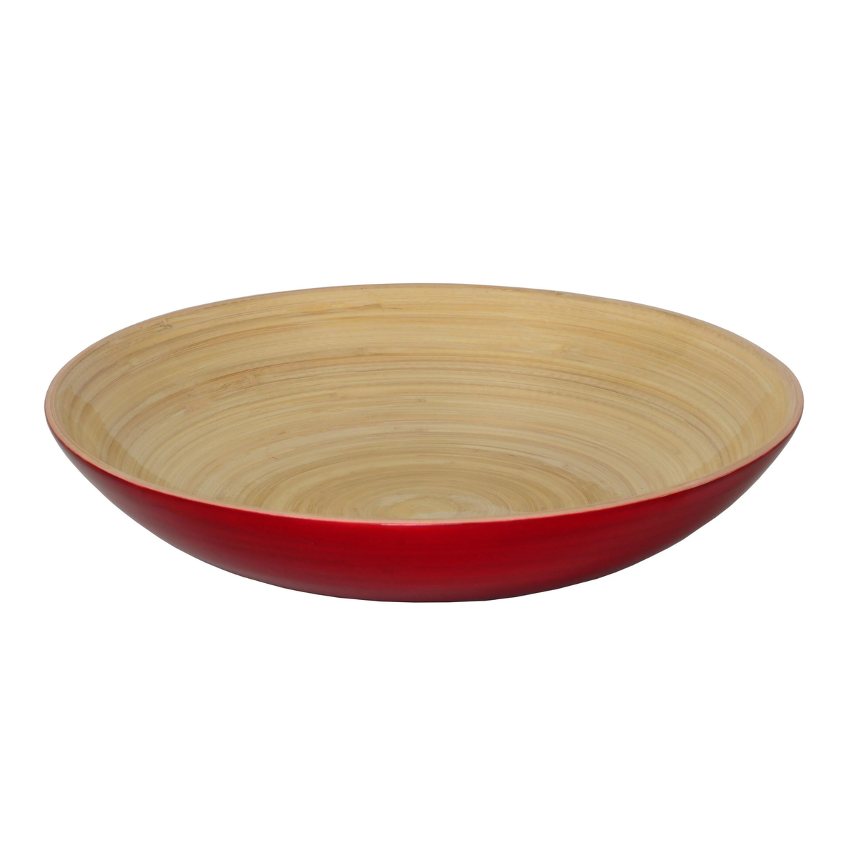 Red Bamboo Fruit Bowl - Noble Designs