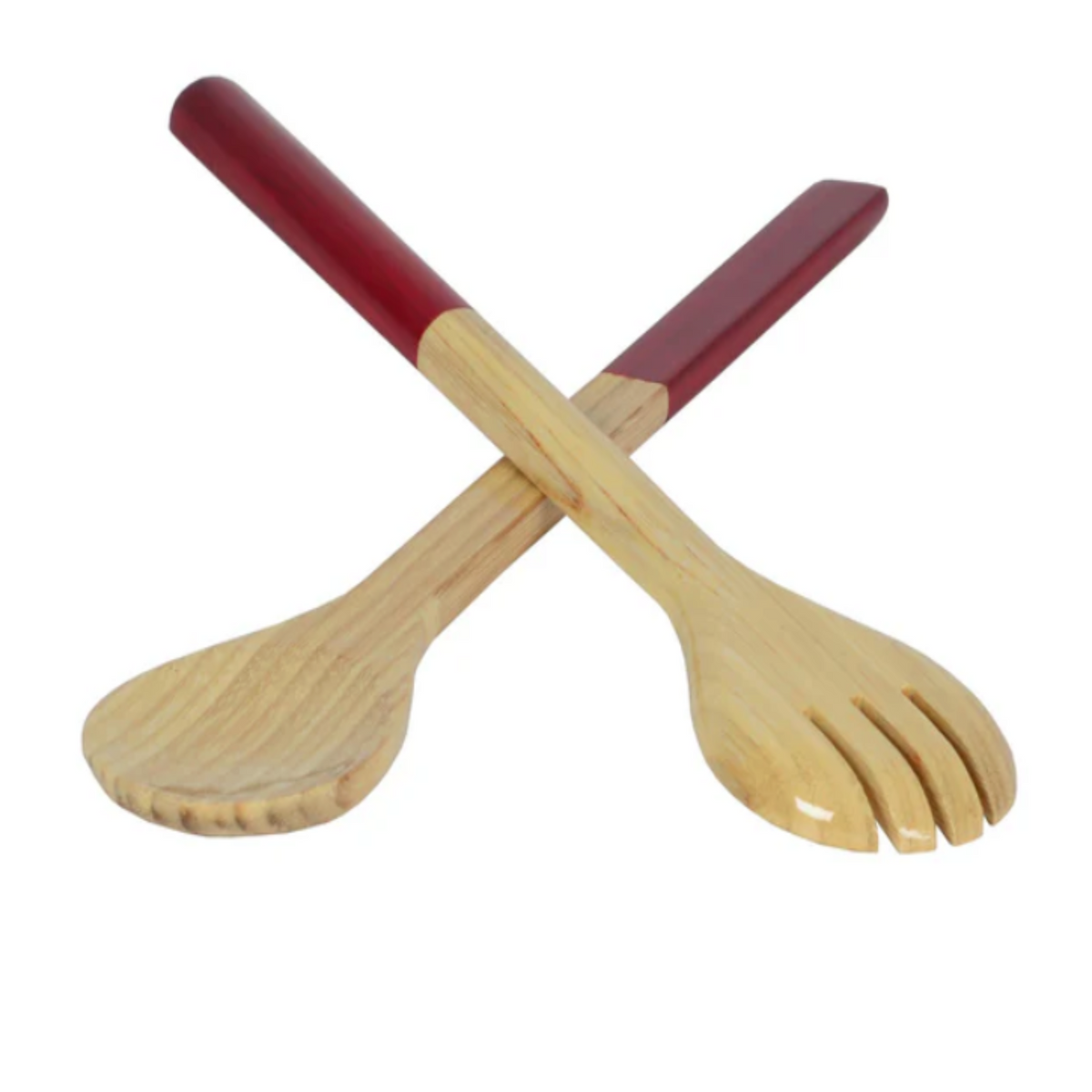 Red Bamboo Server Set - Noble Designs