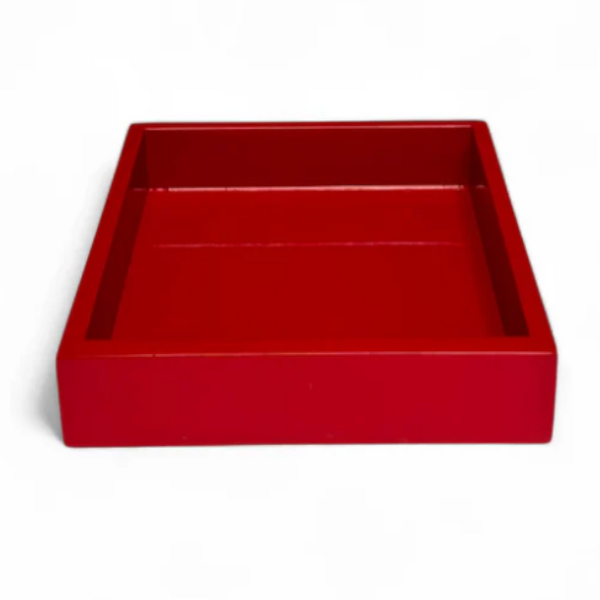 Red Lacquered Napkin Tray - Noble Designs