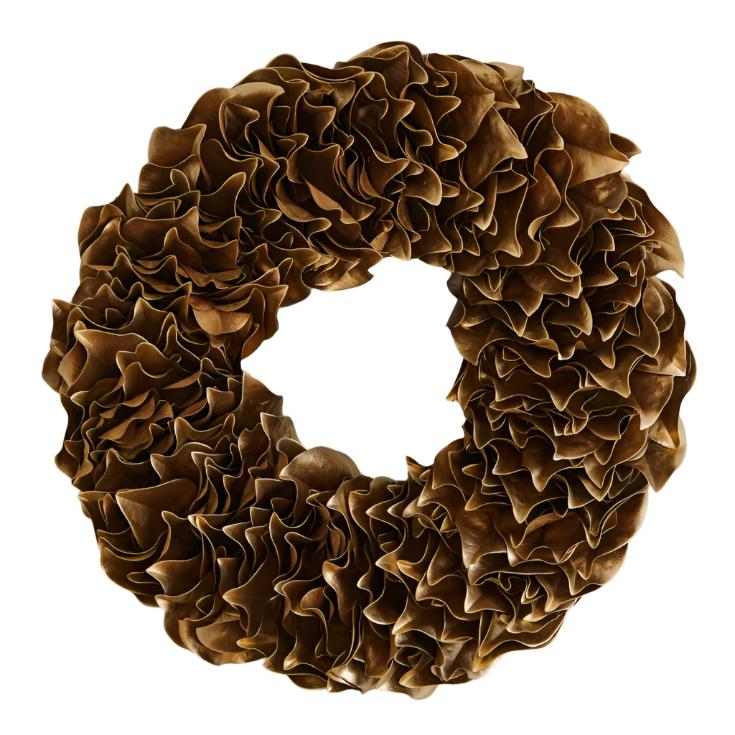 Gold Lacquer Wreath - Noble Designs