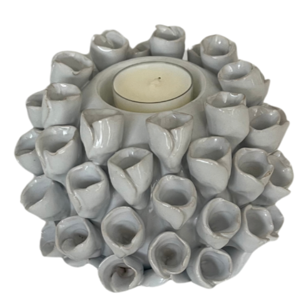 Ceramic Coral Candle Holder - Noble Designs