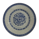 Vintage Blue and White Dragon Salad Plate - Noble Designs