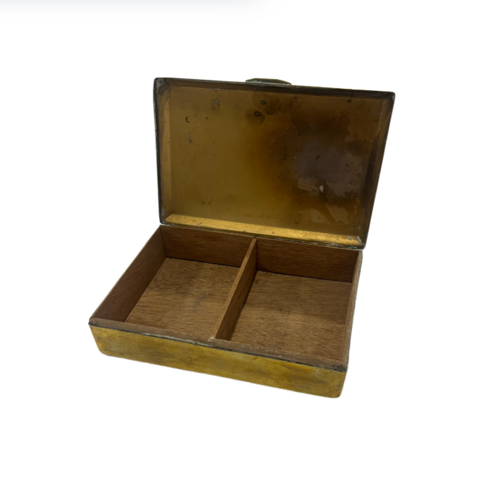 Antique Decorative Brass Box - Noble Designs