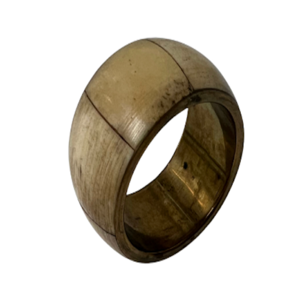 Vintage Bone Inlay Napkin Rings, Set of 2 - Noble Designs