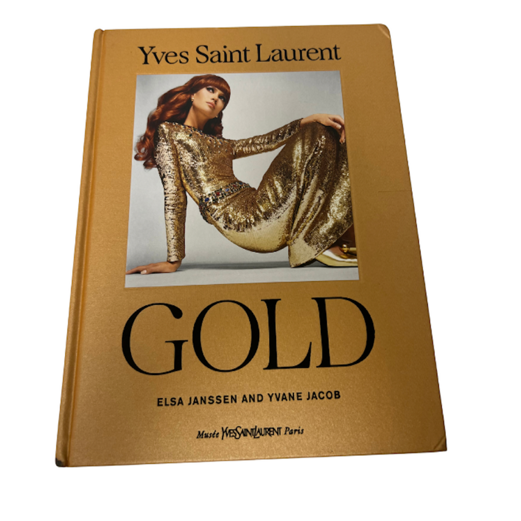 Vintage Yves Saint Laurent Gold Book - Noble Designs