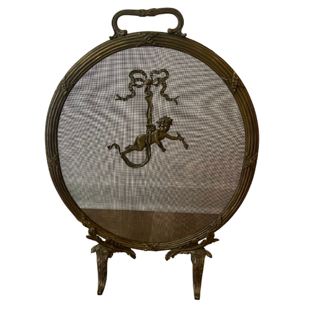 Vintage Bronze Fireplace Screen - Noble Designs