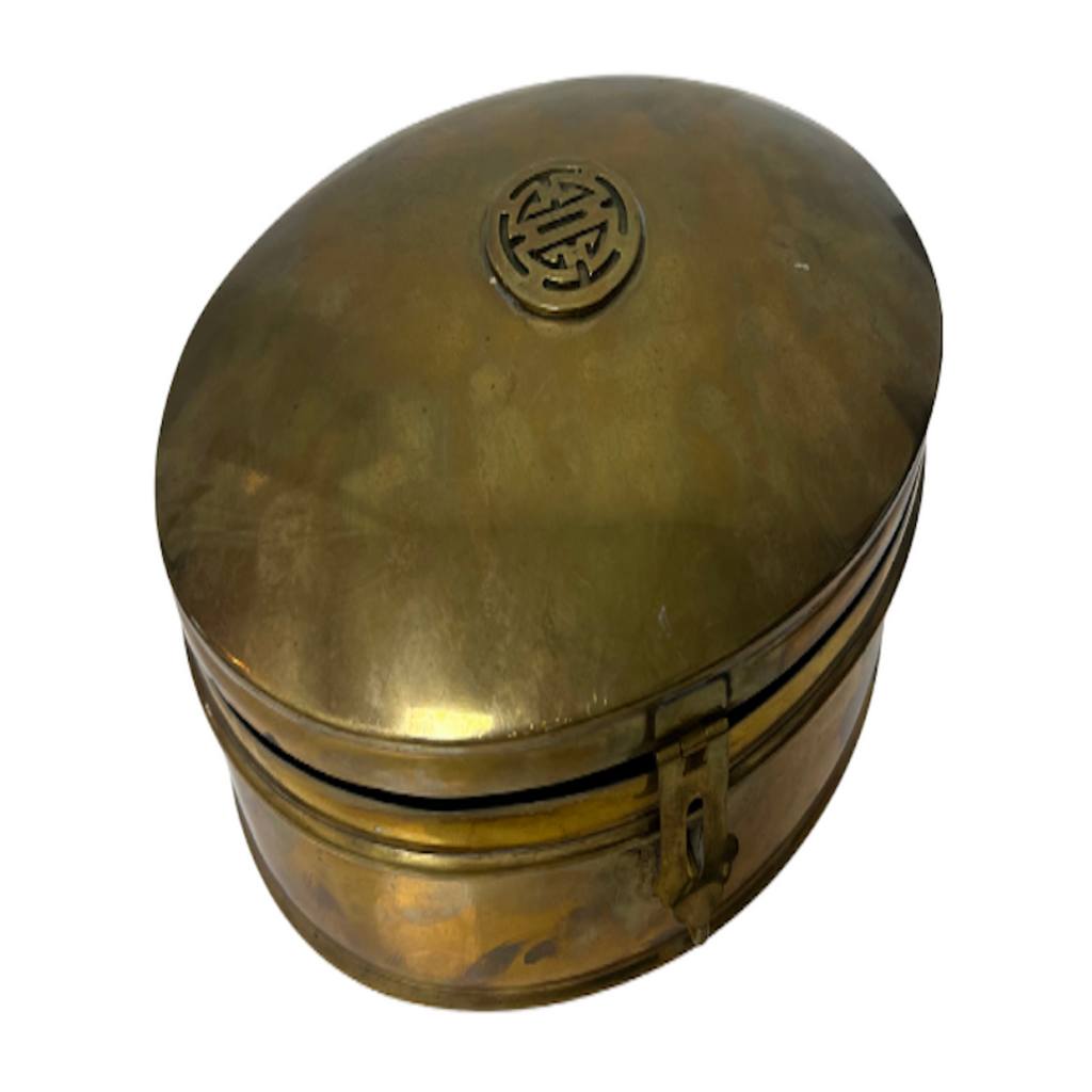 Vintage Brass Oval Box - Noble Designs
