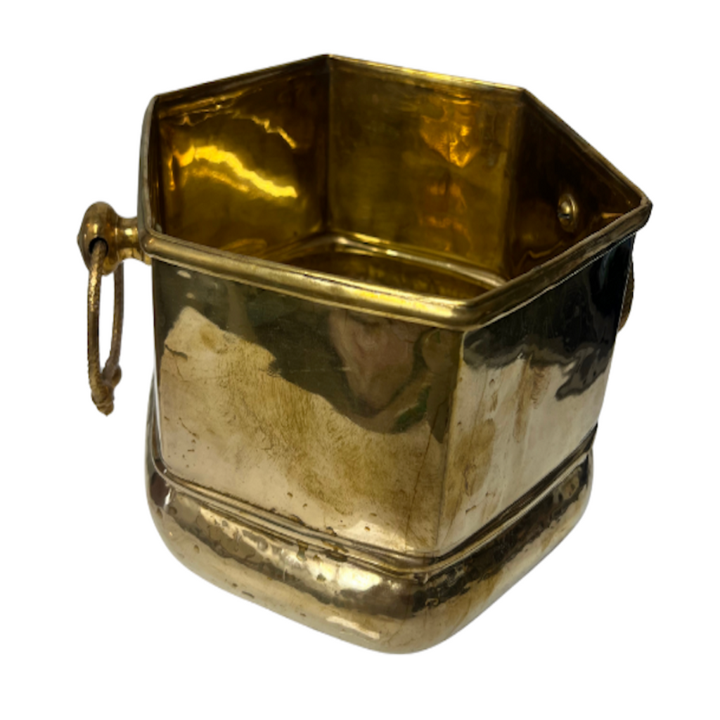 Vintage Brass Planter - Noble Designs
