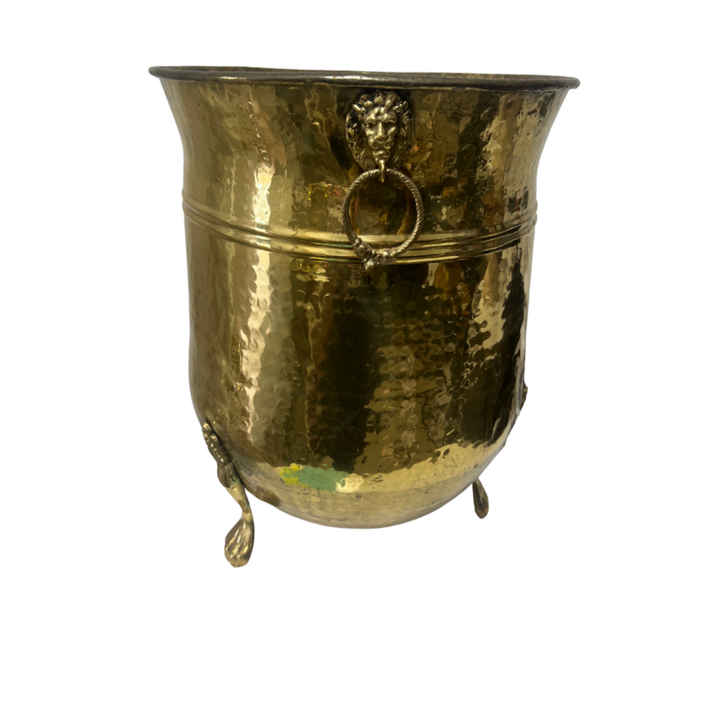 Vintage Large Brass Planter - Noble Designs