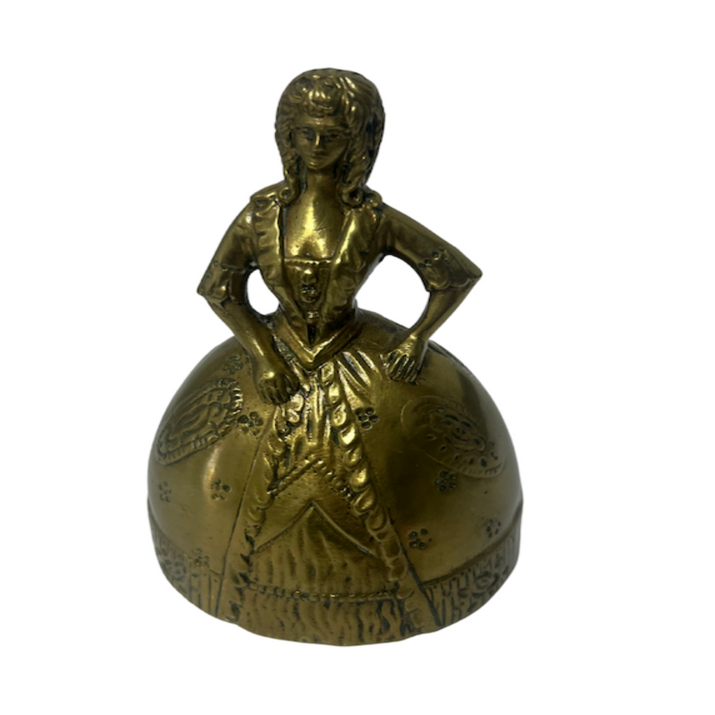 Vintage Brass Lady Bell - Noble Designs