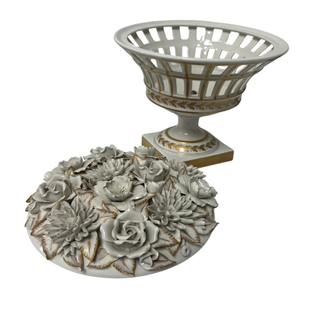 Vintage Porcelain Compote - Noble Designs