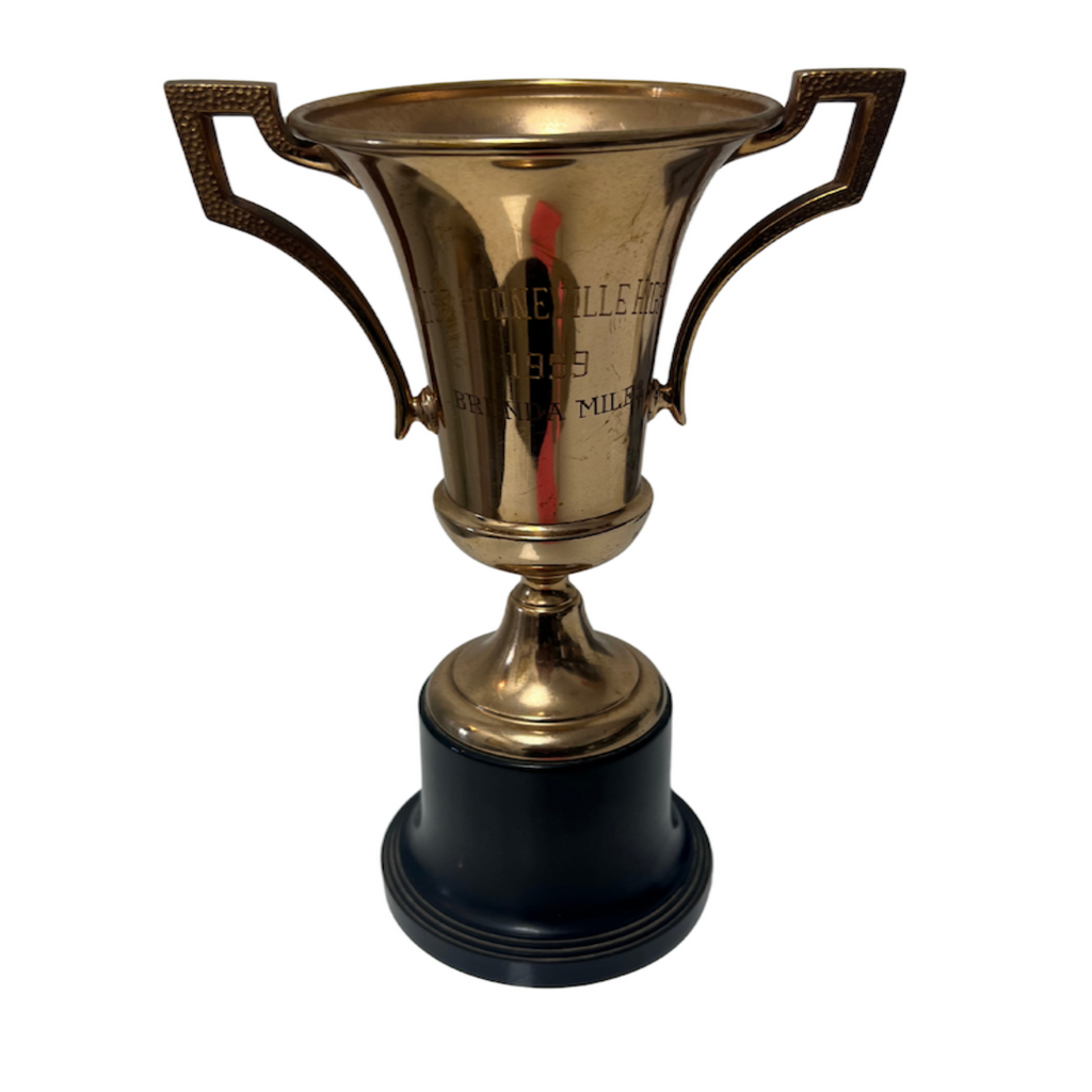 Vintage Brass Trophy on Stand - Noble Designs