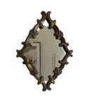 Vintage Gold Diamond Shape Mirror - Noble Designs