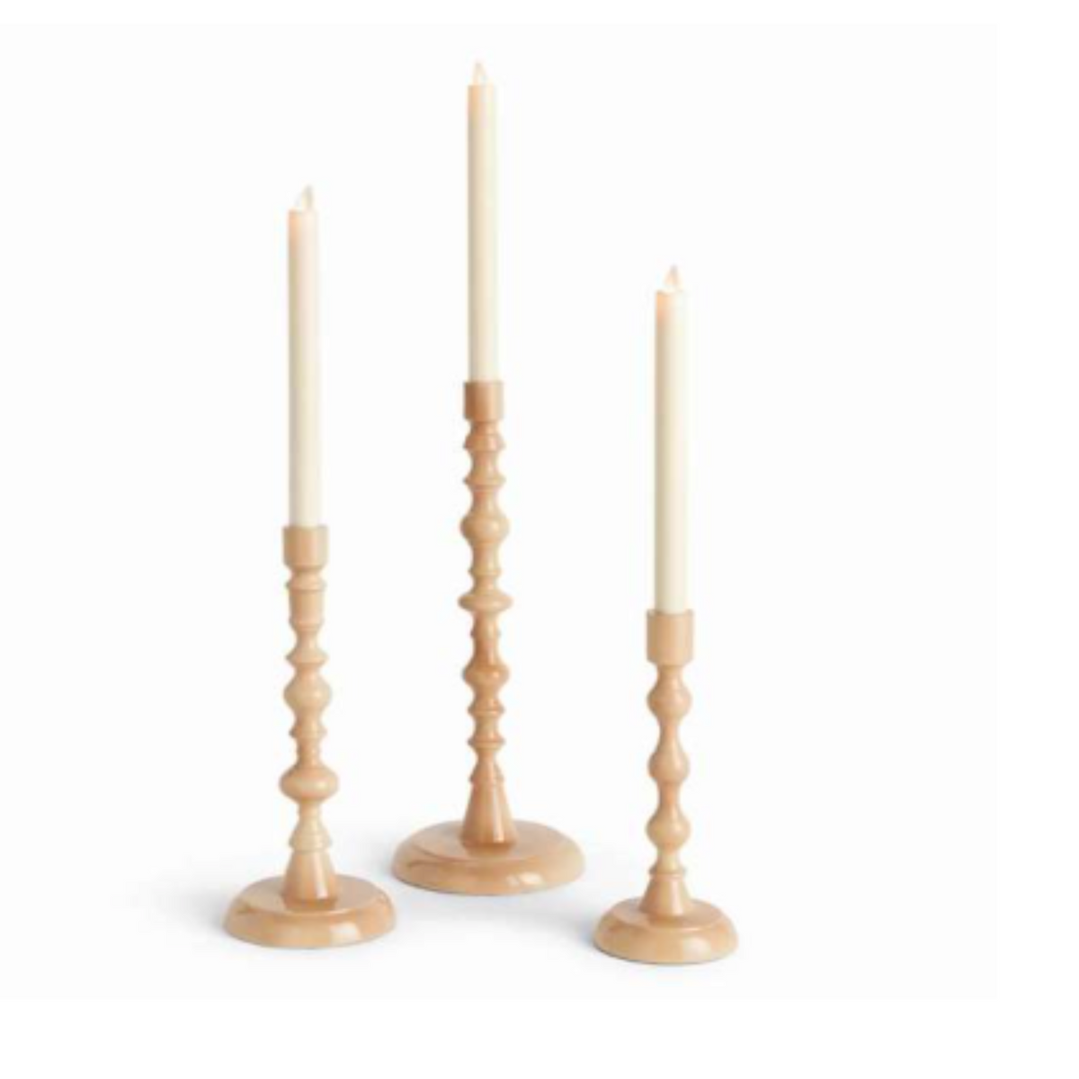 Rosina Taper Holders, Set of 3 - Noble Designs