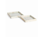 Johanna Square Marble Trays, Set of 2 - Noble Designs