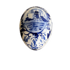 Vintage Hand Painted Delfts Blue and White Egg Box - Noble Designs