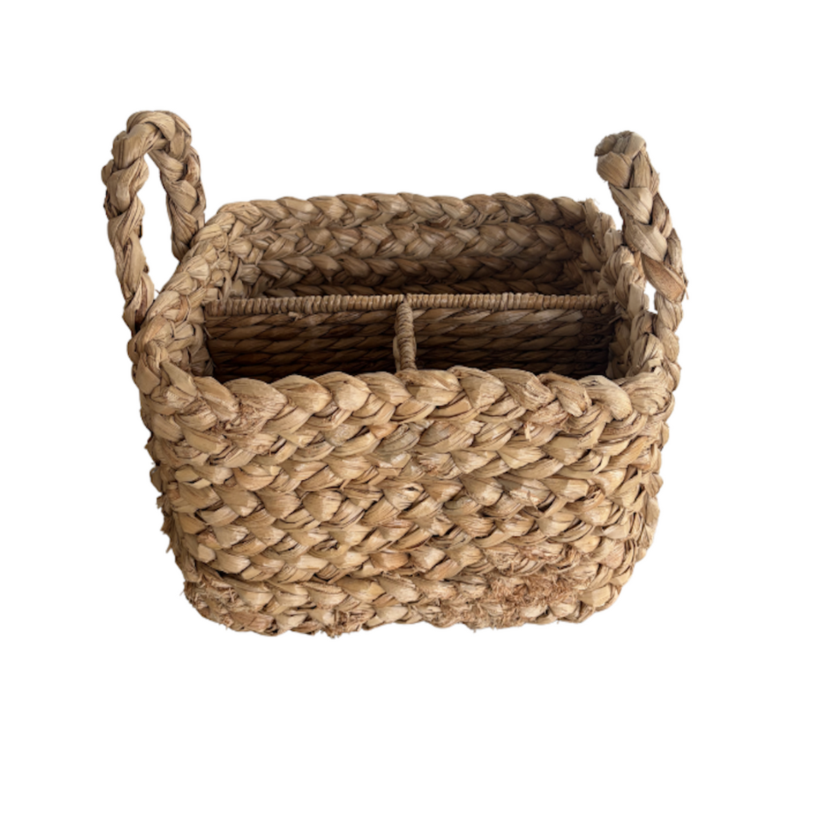 Vintage Large Braided Basket - Noble Designs