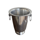 Vintage Polished Nickel Ice Bucket - Noble Designs