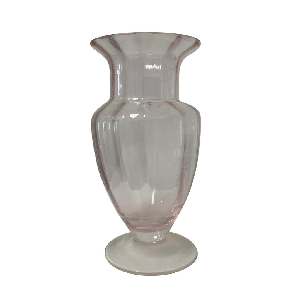 Vintage Pink Glass Vase - Noble Designs