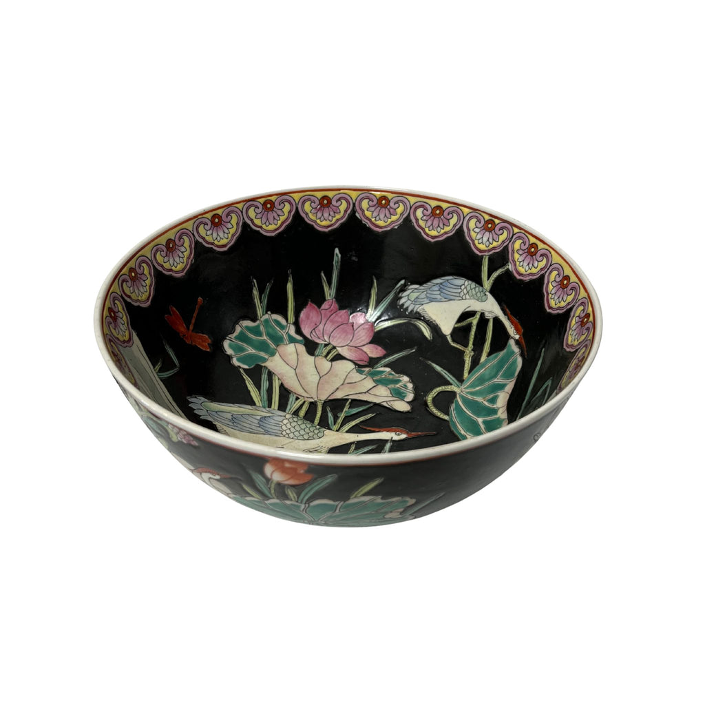 Vintage Black Asian Bowl - Noble Designs