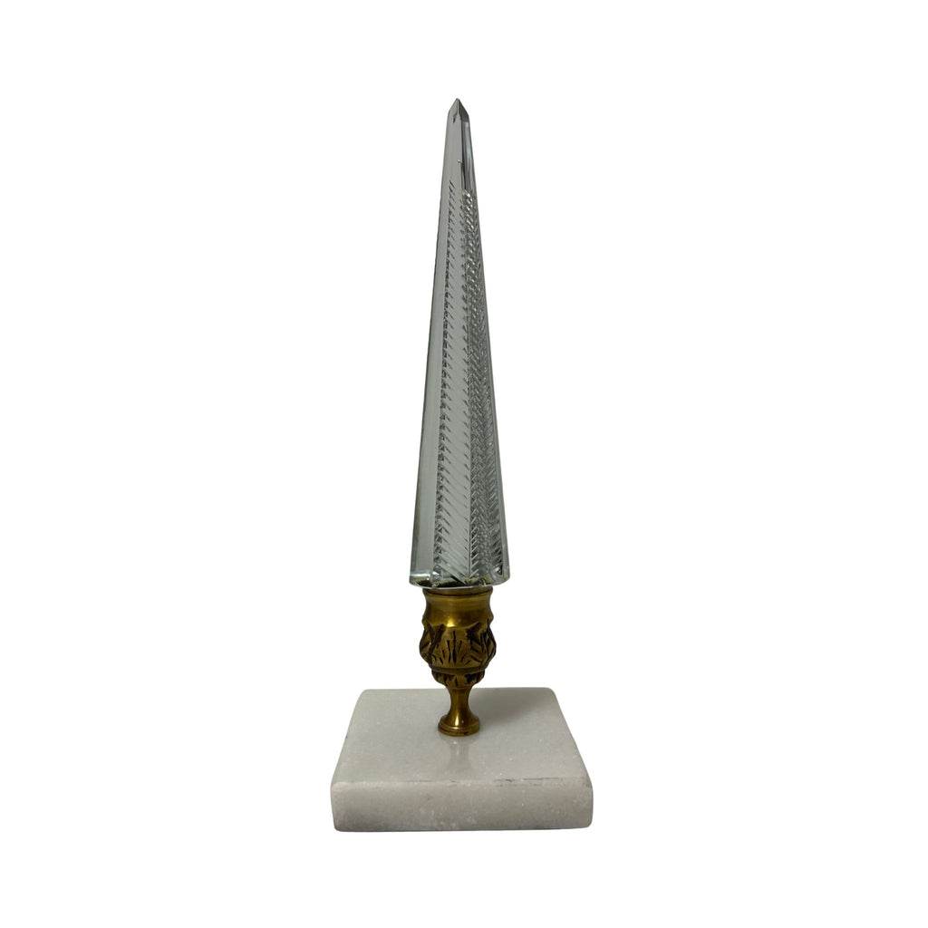Vintage Cut Crystal Prism - Noble Designs