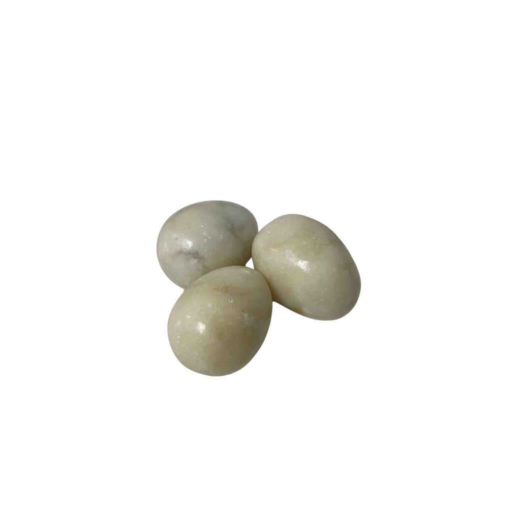 Vintage Small Marble Eggs, Set of 3 - Noble Designs