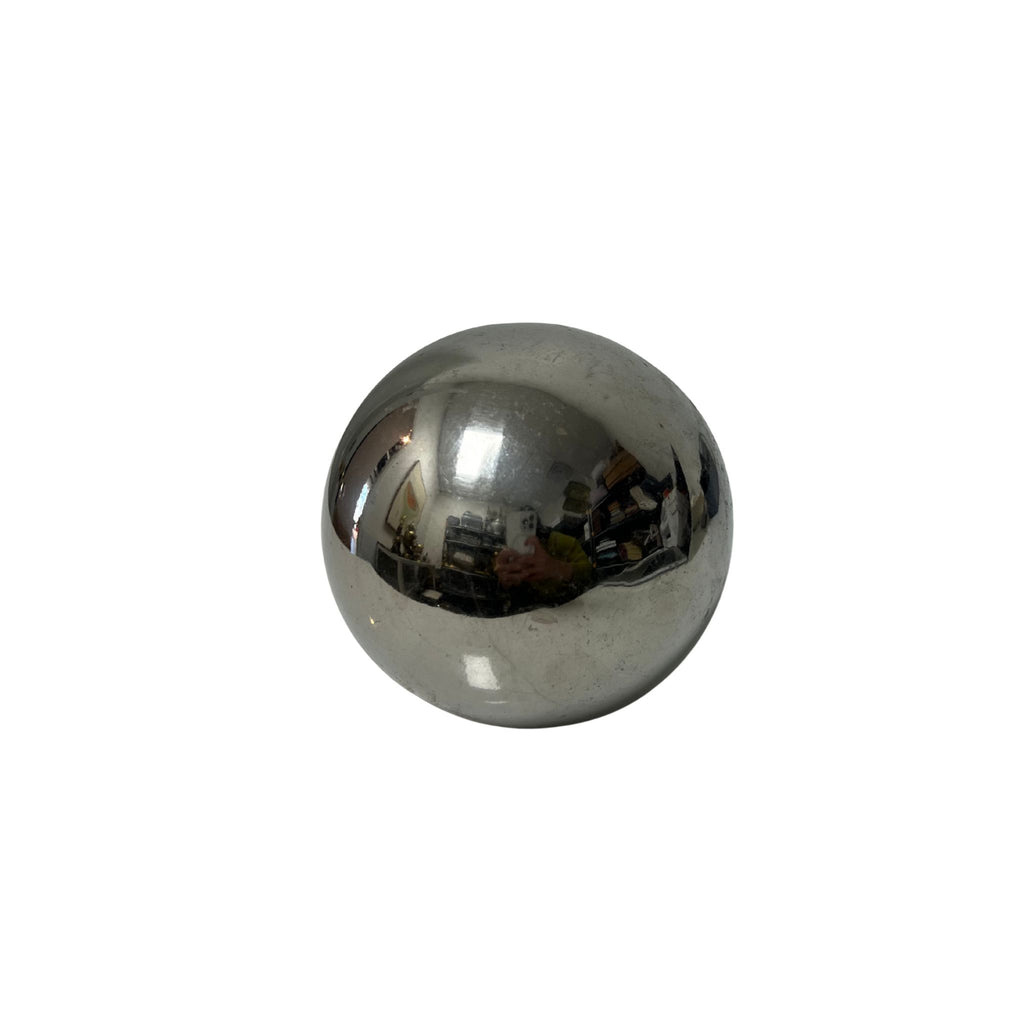 Vintage Chrome Decorative Ball - Noble Designs