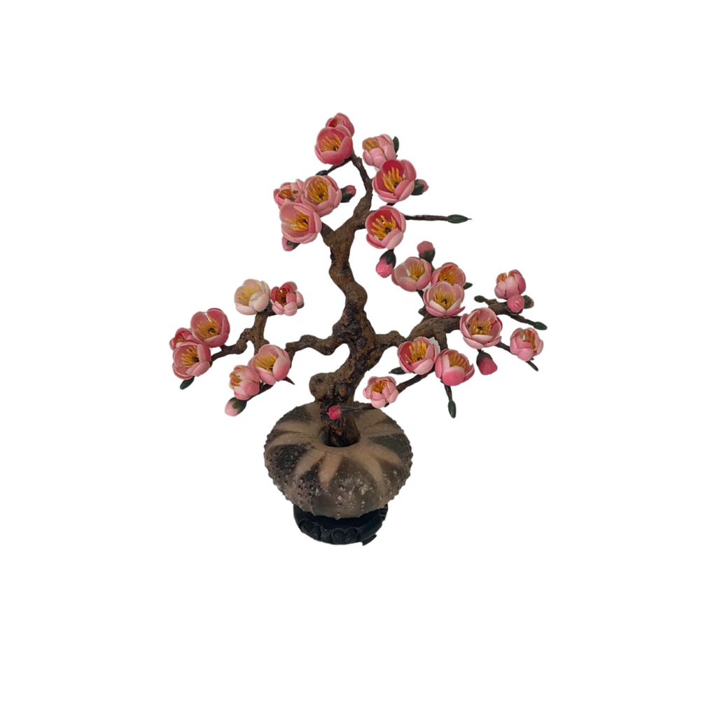 Vintage Pink Bonsai Figurine - Noble Designs