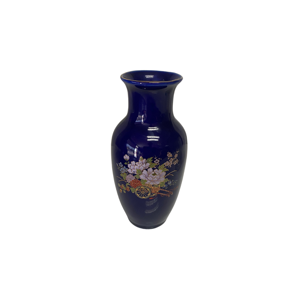 Vintage Large Cobalt Blue Vase - Noble Designs