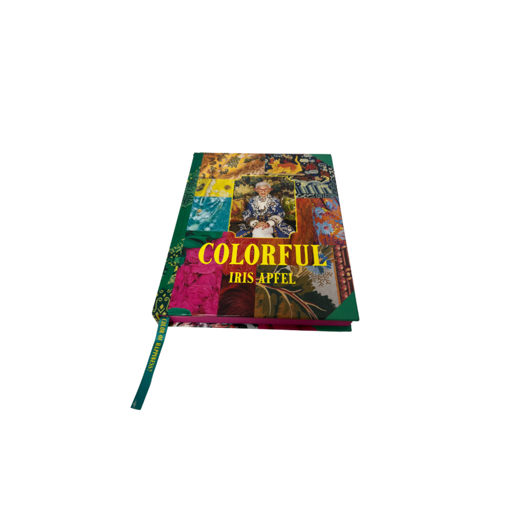 Vintage Colorful Iris Apfel Book - Noble Designs