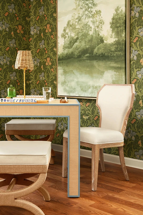 Collins Light Blue Square Game Table