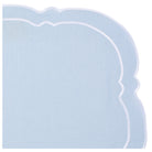 Charleston Pale Blue & White Placemat & Napkin Corner View 