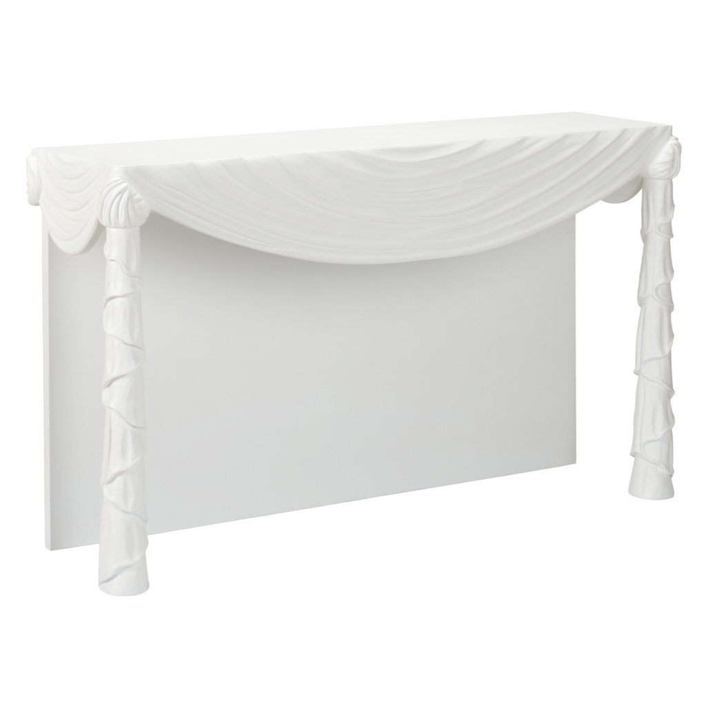 Drape Console - White - Noble Designs