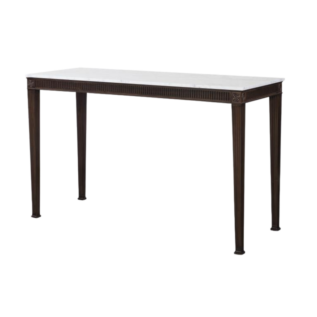 Odette Console Table With Stone Top - Noble Designs