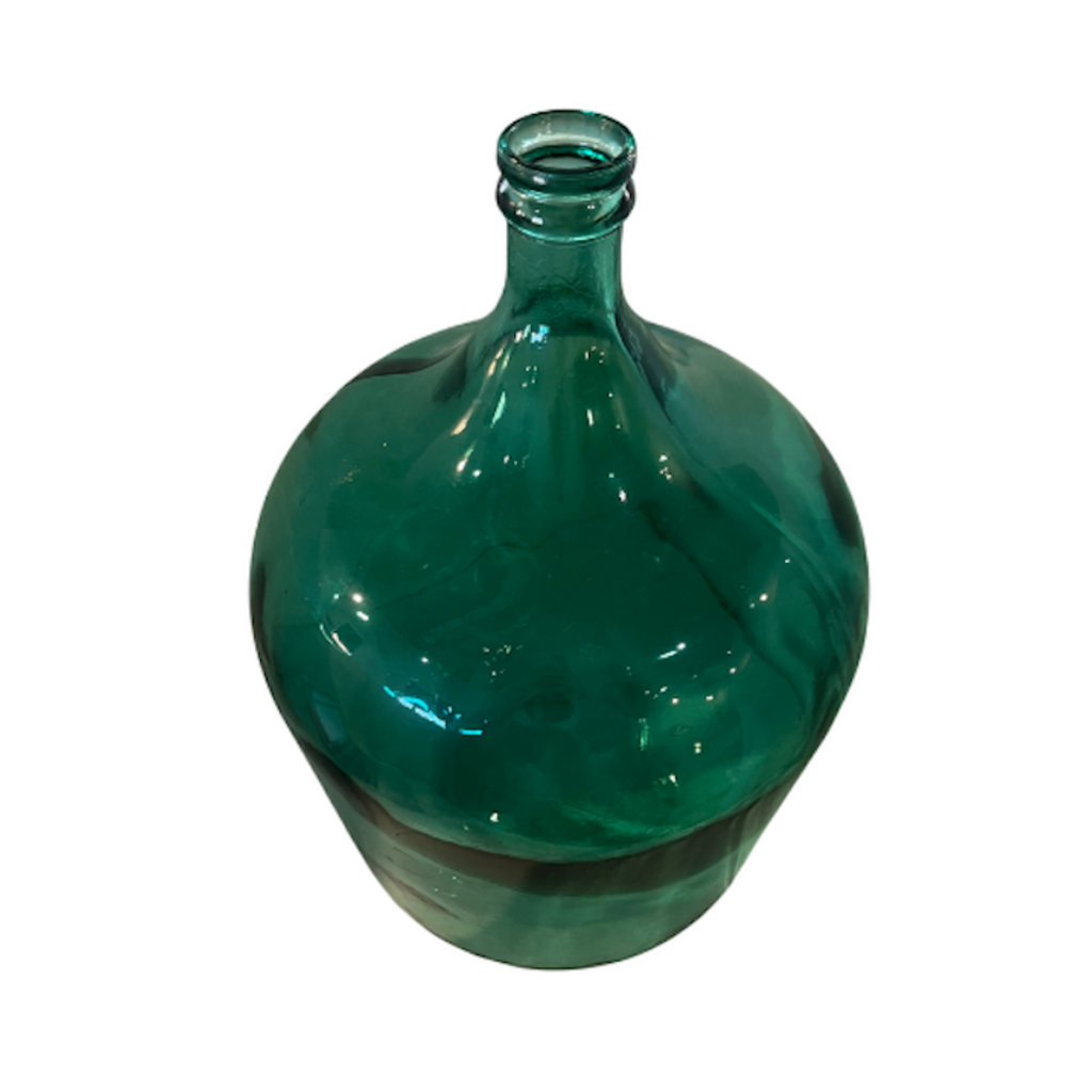 Vintage Aqua Floor Vase - Noble Designs