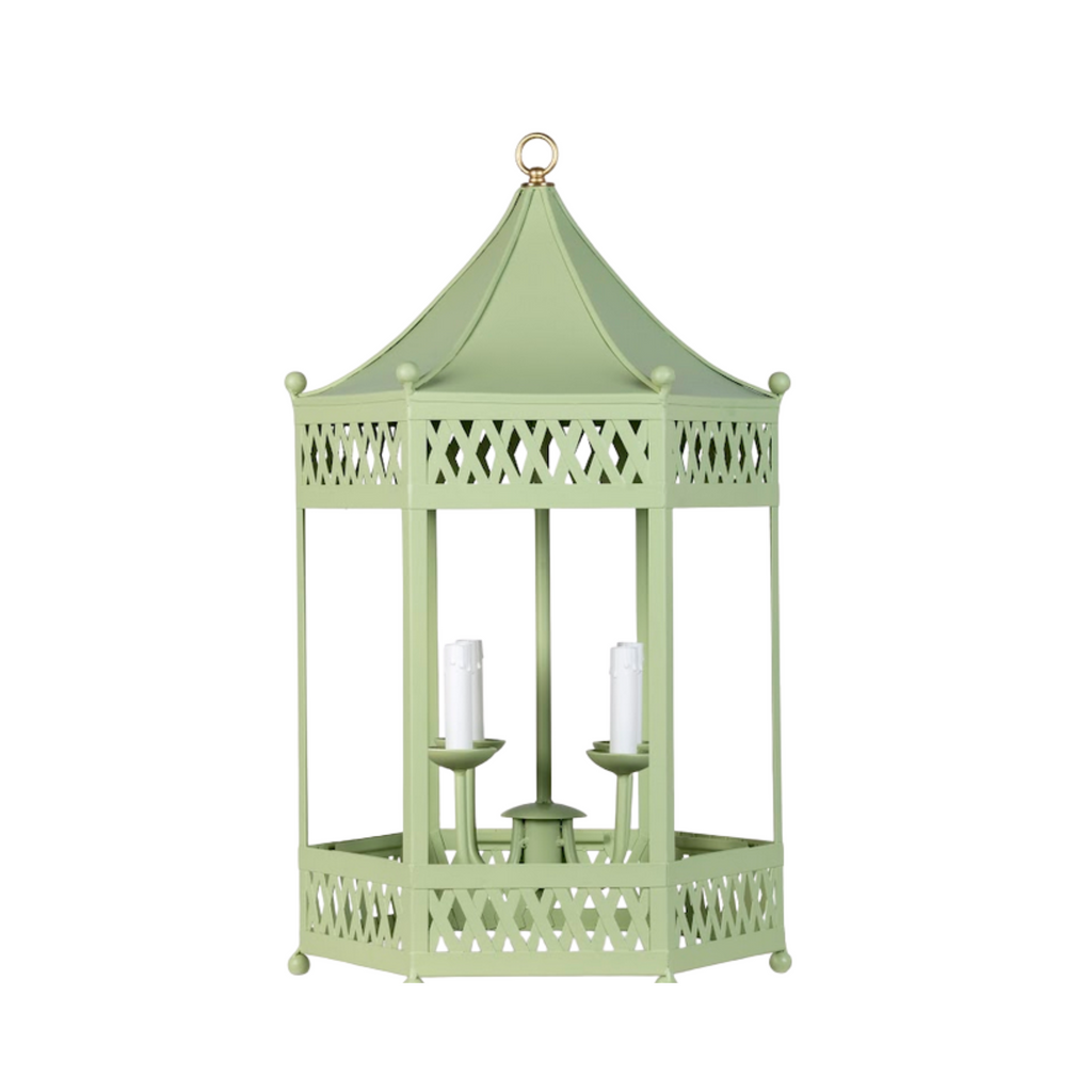 Green Pagoda Lantern Chandelier - Noble Designs