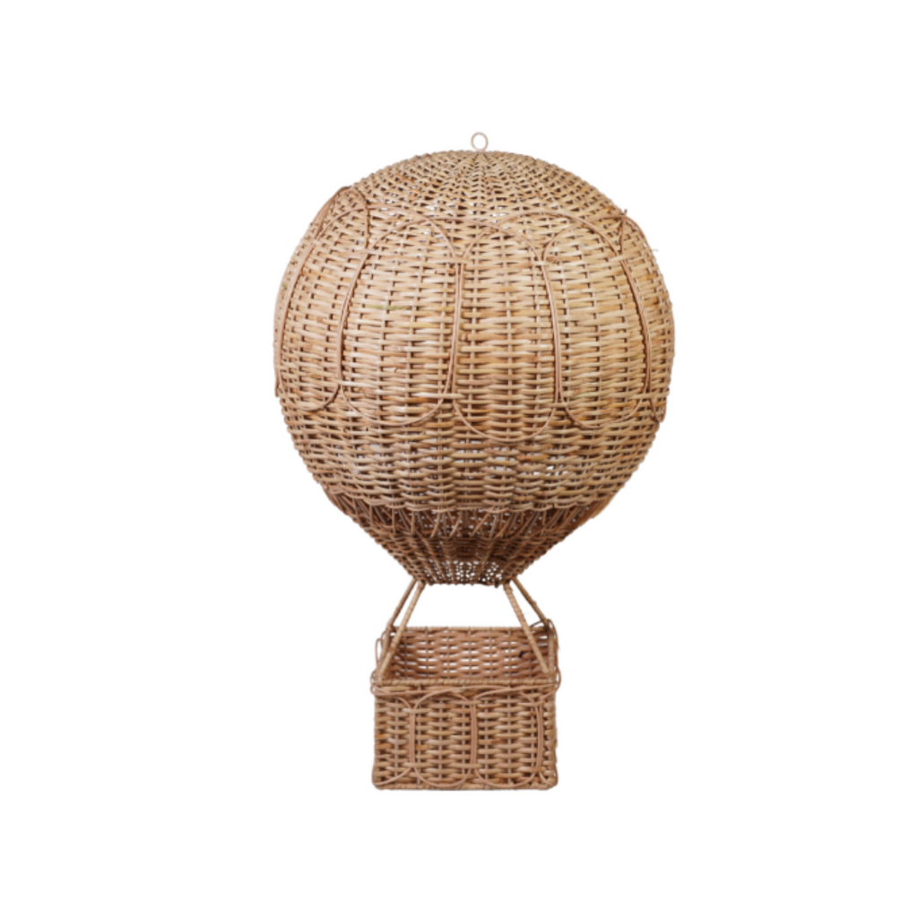 Natural Wicker Hot Air Balloon - Noble Designs