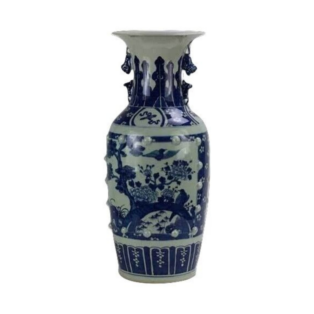 Extra Large Bird Scene Vase - Noble Designs