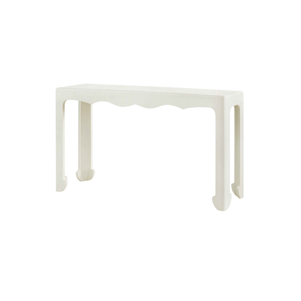 Gianna Console in Sand White - Noble Designs