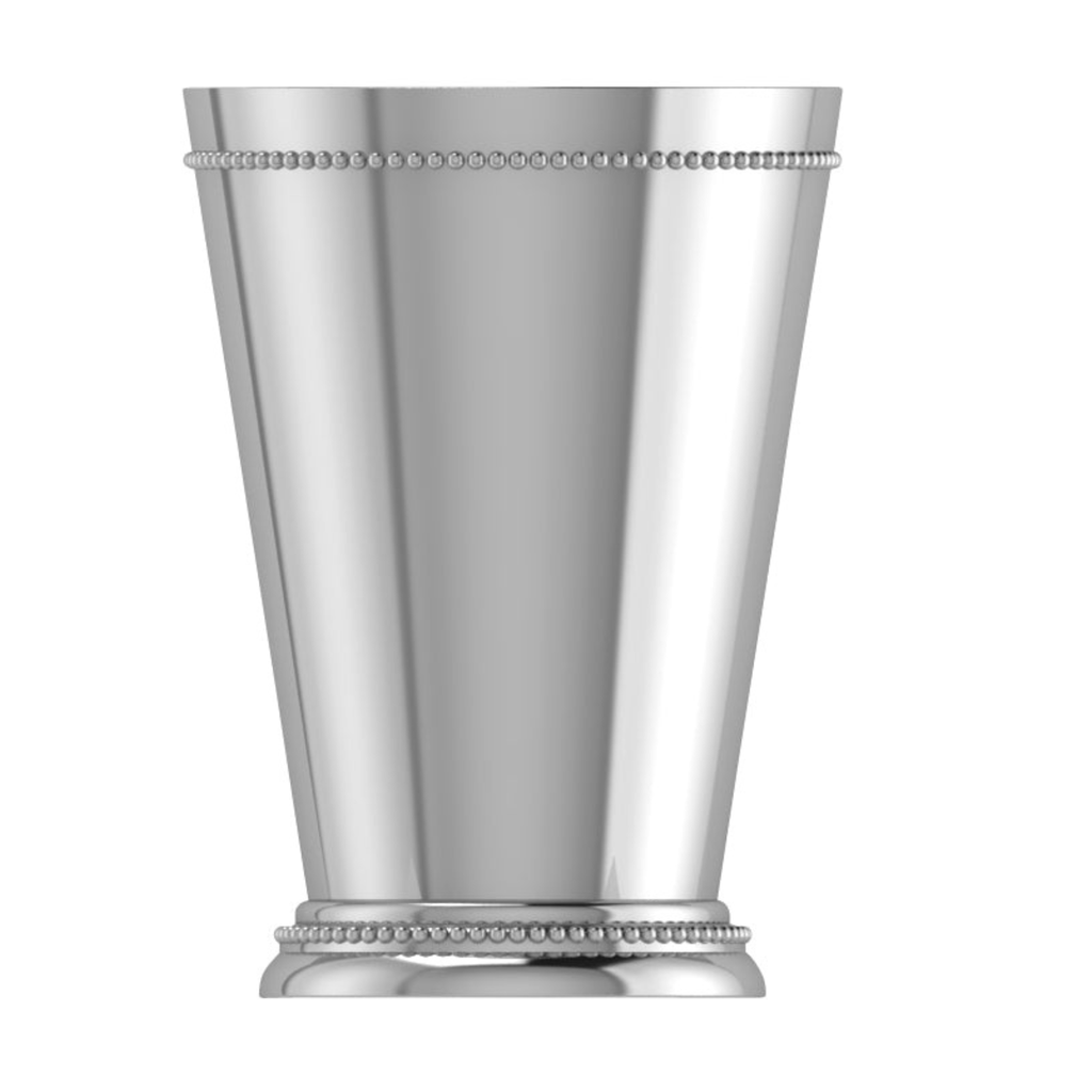 Krysaliis Silverplate Beaded Mint Julep Cup - Noble designs