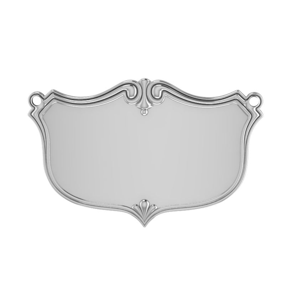 Krysaliis Vintage Engravable Silver Plated  Decanter Labels - Noble Designs